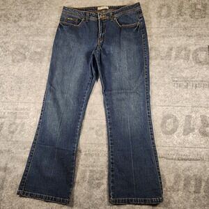 Lee denim jeans midrise‎ bootcut size 12P Blue wash (32.5x28) stretch